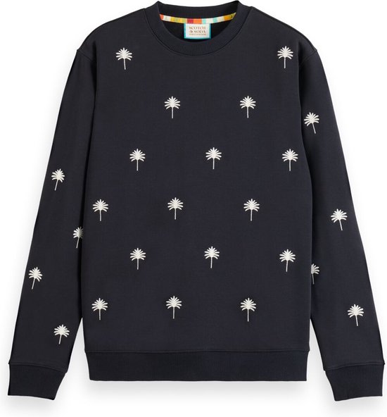 Scotch & Soda Sweat-shirt brodé all-over pour hommes - Taille S