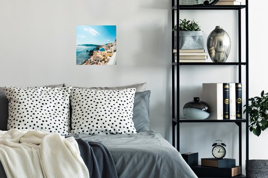 Affiche Après-midi à Santorin Grèce - 30x30 cm