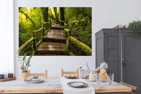 Poster Mooi regenwoud en jungle - 180x120 cm XXL