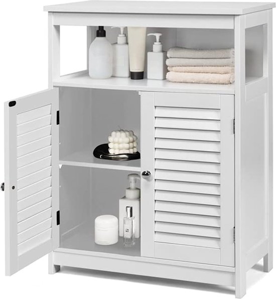 Badkamerkast Trosa opbergkast HKC 62x45x25 cm - 2 varianten