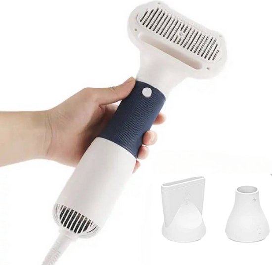 Zaelon 3-1 Hondenfohn - Waterblazer - Waterblazer met 3 opzetstukken – Waterblazer – Hondenborstel