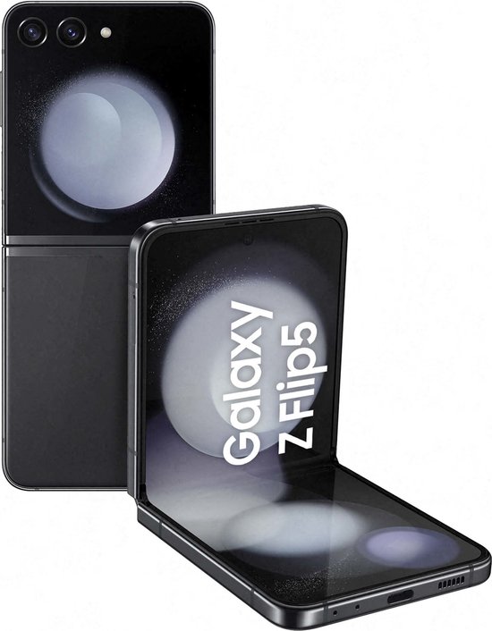 Samsung Galaxy Z Flip 5 smartphone 6,7″ Dynamic AMOLED 2X scherm 8GB RAM 512GB opslag Dual SIM grijs