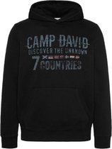 Camp David Zwart Mix Hoodie Sweatshirt