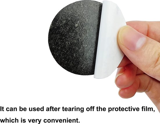 Vilt meubelpads, vloerbeschermers voor meubelvoeten (24 mm, zwart, pak van 100, zie de tweede foto voor afmetingen, 1,5 mm boor inbegrepen) door Keay Vital Parts - Made in Germany Vilt meubelpads, vloerbeschermers voor meubelvoeten (24 mm, zwart, pak van 100, zie de tweede foto voor afmetingen, 1,5 mm boor inbegrepen) door Keay Vital Parts - Made in Germany