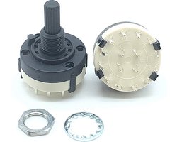 ROTARY SWITCH 4 POLE 3 POSITION RS26