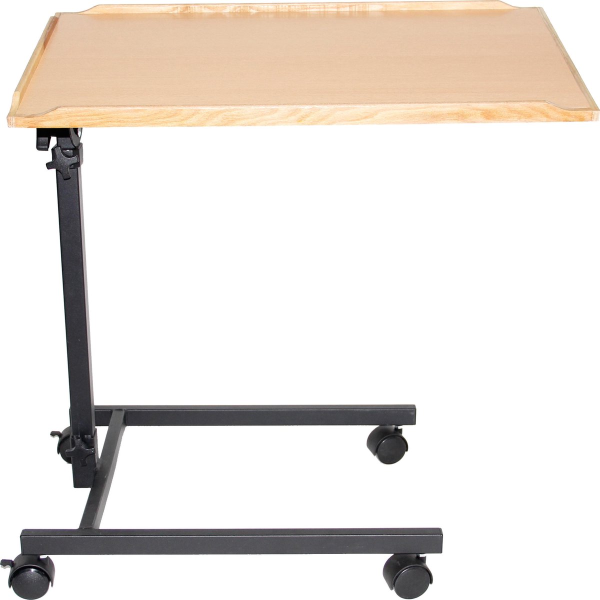Premis - Multifunctionele tafel met kantelbaar blad - Laptoptafel - Leestafel - Bijzettafel - Bedtafel - Beige/Zwart