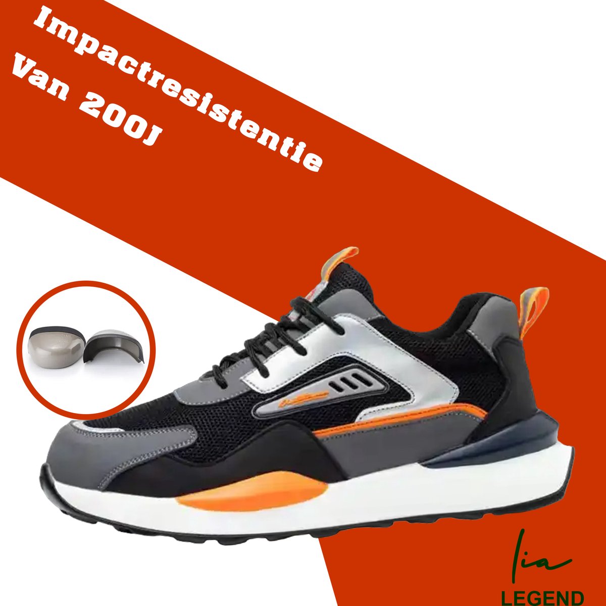 Chaussures de Sécurité Hommes Femme Embout Acier Imperméable Anti-Piercing  Respirante Chaussures de Travail Légere Confortable