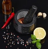 vijzel en stamper - Mortar and Pestle, Grinder Bowl with Rod Hammer, Sauce Garlic Pestle Hand Grinder Crusher Kitchen Gadgets Seasoning