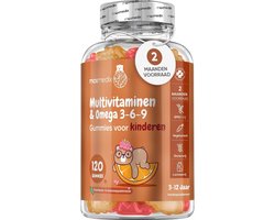 maxmedix Multivitamine Gummies voor Kinderen - Bevat 17 essentiële vitaminen, mineralen en omega vetzuren - 120 gummies voor 2 maanden voorraad