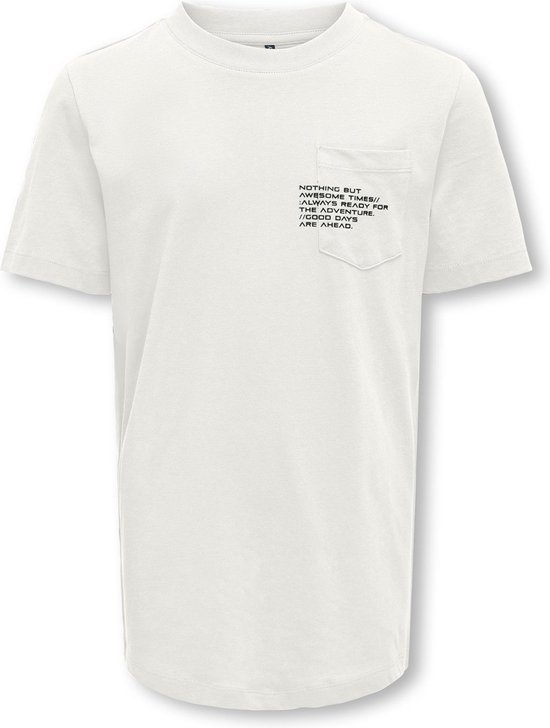 ONLY KOBMARINUS S/S TEE PRINT BOX JRS NOOS Jongens T-shirt - Maat 170/176