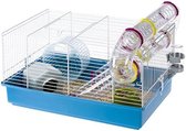 Hamsterkooi - Hamster kooi - Hamster huisje - Hamster bodembedekking - 46 x 29,5 x 24,5 cm - Wit