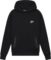 Malelions sport counter hoodie in de kleur zwart.