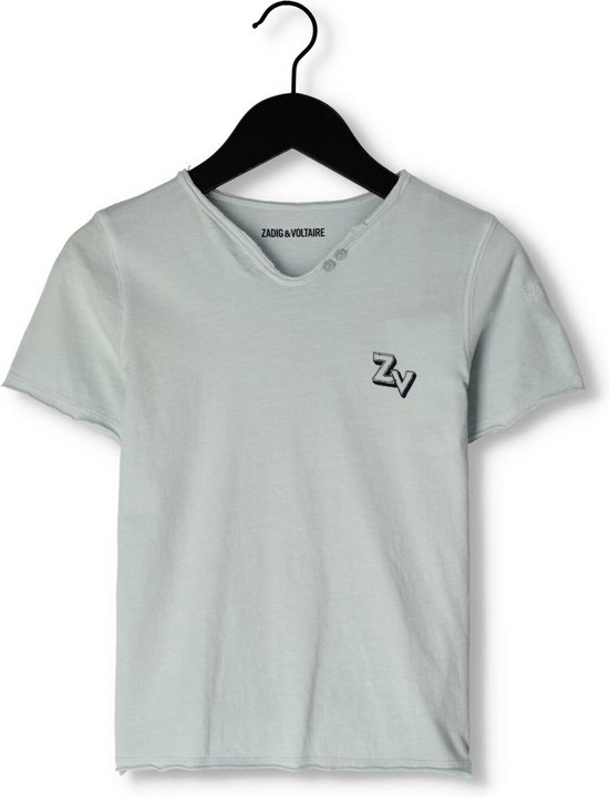 Zadig & Voltaire X25362 Polo's & T-shirts Jongens - Polo shirt - Lichtblauw