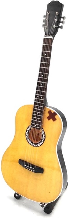 Mini guitare Ed Sheeran bois acoustique 25cm Miniature- Guitare- Mini -Guitare- Objets de collection-décoration-guitare-Cadeau--Cadeau-miniature-instrument-Cadeau-anniversaire
