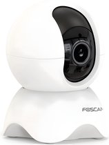 Foscam X5 - Beveiligingscamera's - 5 MP - Pan&tilt - Binnencamera - Babyfoon - Persoonsdetectie - Wit