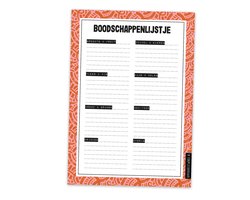 Boodschappenlijstje - Notitieblok A5 - boodschappen doen - stationery - plannen