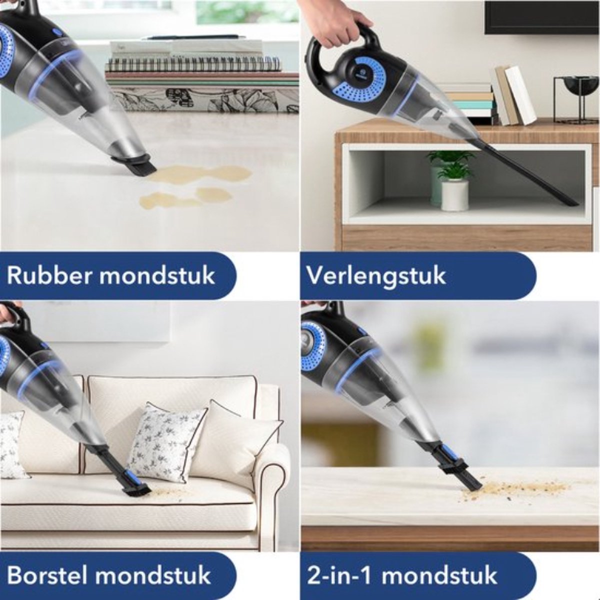 Moosoo Moosoo 3X Handstofzuiger - afbeelding 5