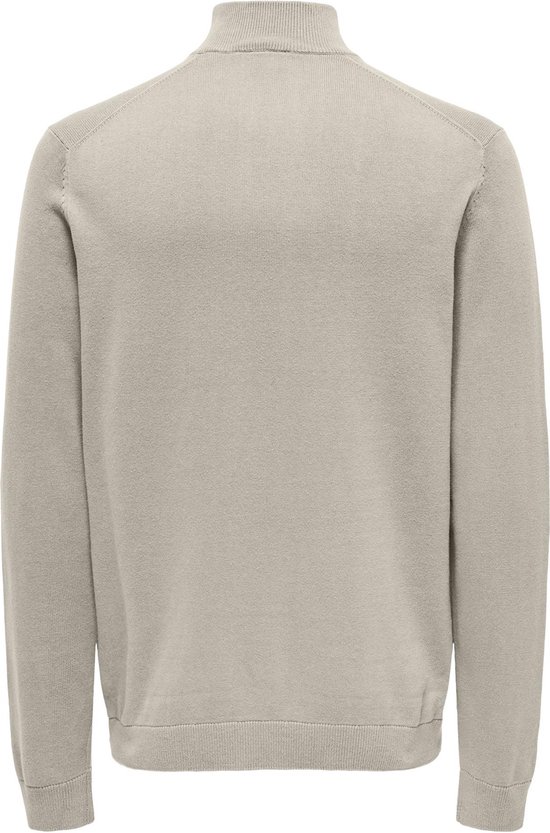 Pull pour homme ONLY & SONS ONSALEX REG 12 HALF ZIP KNIT - Taille XL