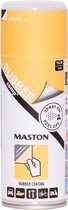 Maston Rubbercomp spray - Zijdeglans - Geel - rubber coating - 400 ml