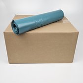 Sac poubelle bleu - 200 sacs - 120 litres - LDPE recyclé - 80 cm x 100 cm (Sacs poubelles résistants Événements )