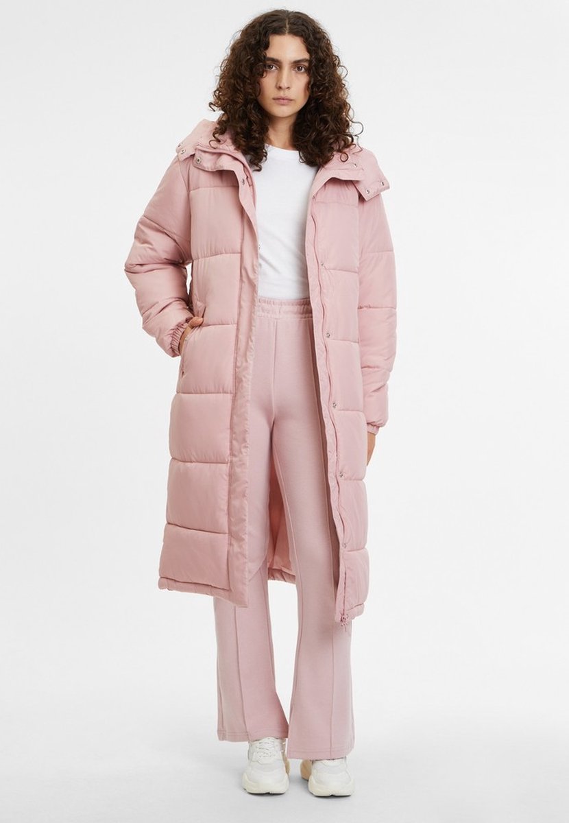 Fila dames gewatteerd jack Braunfels Long Puffer Jacket Pale Mauve M Roze