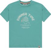 Stains and Stories boys t-shirt short sleeve Jongens T-shirt - turquoise - Maat 104