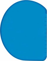 Déglon Halfronde Deegschraper - Flexibel - Blauw - Vaatwasmachinebestendig