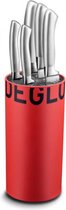 Déglon Oryx® Groot Rood Messenblok met 5 Messen - Elegant en Functioneel