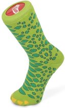Krokodil sokken - groen krokodillen motief - Silly Socks - fun sokken - maat 33 t/m 37