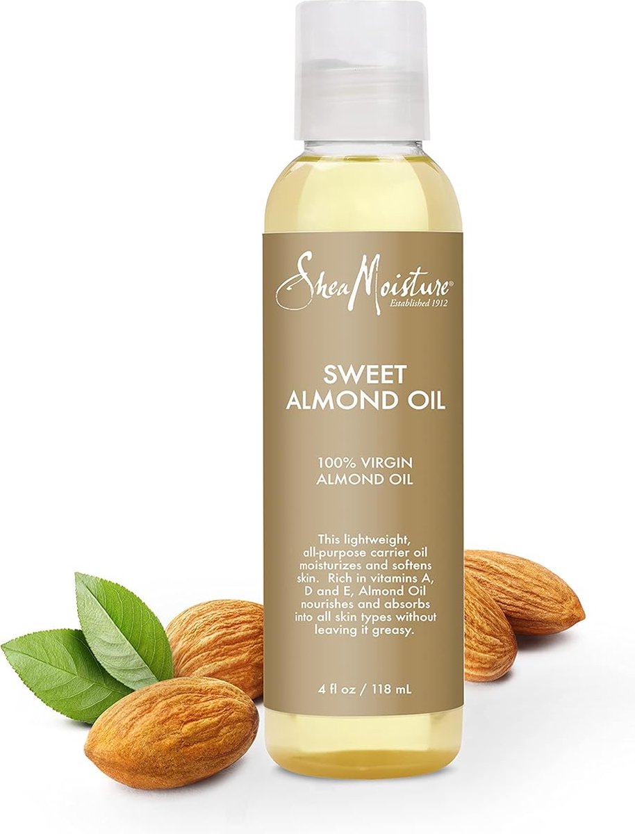 SheaMoisture - Sweet Almond Oil - Lichaamsolie - Badolie - 118 ml