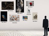 Neon vlinder poster - Slaapkamer muurdecoratie - Poster vlinder - Muurdecoratie industrieel - Slaapkamer poster - Kunstwerk - 60 x 40 cm