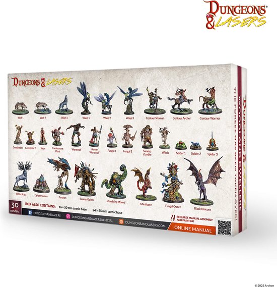 Donjons et Lasers - WOODLAND DWELLERS - RPG Terrain - Jeux de rôle - Convient au MDN 5E