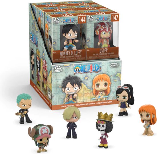 集英社 - OPオタク　FUNKO POP! ワンピース3セット Funko Pop! One Piece - Funko Minis 3” Vinyl Figure | bol