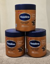 Vaseline Crème Corporelle Soin Intensif Cacao Glow 3x400 ML