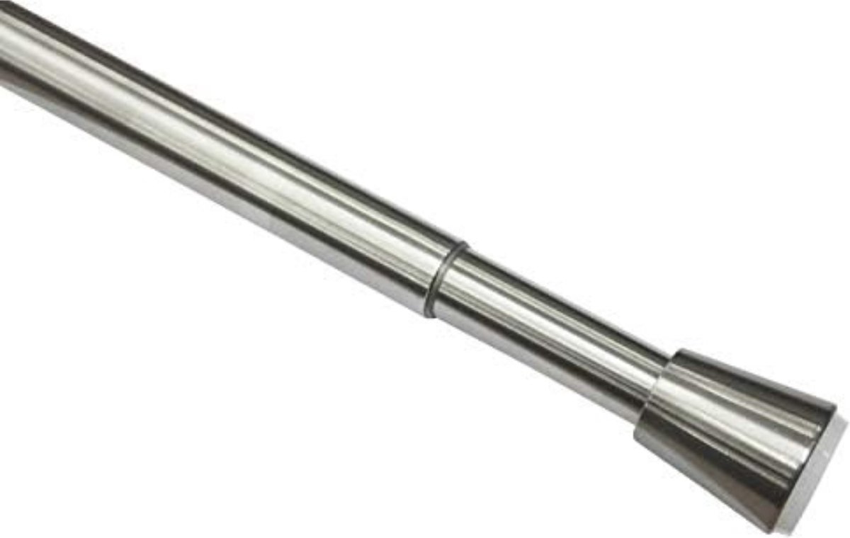 CALIYO Gordijnroede zonder boren, diameter 32 mm, telescoopstang voor gordijnen, douchestang om te klemmen, klemstang voor ramen, ruimteverdeler en