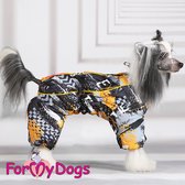 ForMyDogs honden kleding , winterpak voor de reu, maat 18 rug lengte 36 cm, waterafstotend, gevoerd met fleece
