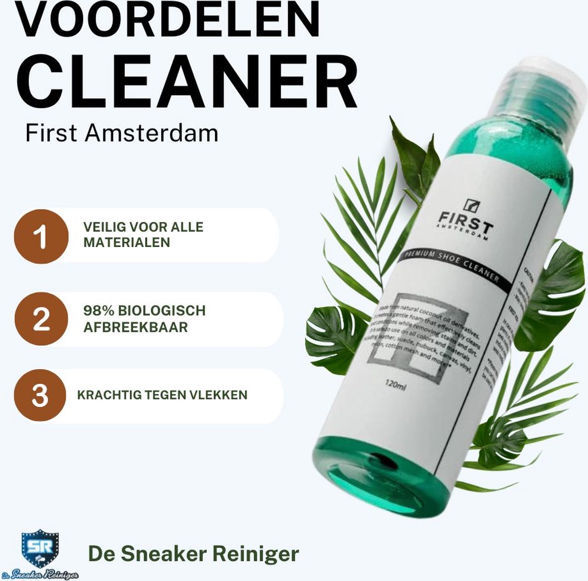 First Amsterdam Schoenen schoonmaak set Sneaker cleaning kit