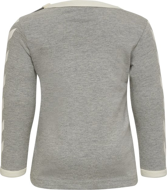 Hummel Kinder Longsleeve Flipper T-Shirt Grey Melange-86