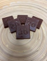 Chocolade cijfer / getal 20 | Verjaardag | Jubileum | Chocola cadeau | Smaak Melk