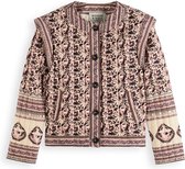 Scotch & Soda Lightweight padded jacket with print Dames Jas - Maat S