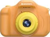 AGFA PHOTO Realikids Cam Mini - Appareil Photo pour Enfant, HD 720p, Ecran LCD 2, Batterie Lithium - Orange et Jaune