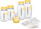 Medela bewaar- en voedingsset | Flessen voor het bewaren van moedermelk, Calma speen, zakjes voor het bewaren van moedermelk | BPA-vrij