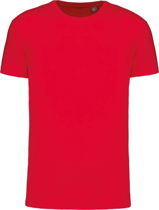 3 Pack Biologisch Premium unisex T-shirt ronde hals 'BIO190' Kariban Rood - 4XL