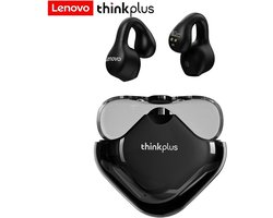 Lenovo - XT61 - Bluetooth 5.3 - Draadloze oordopjes - Ergonomisch - Noise-cancelling - Waterbestendig - Sport - Gamen - Reizen - Zwart