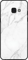 Smartphonica Telefoonhoesje voor Samsung Galaxy A5 2017 met marmer opdruk - TPU backcover case marble design - Wit / Back Cover geschikt voor Samsung Galaxy A5 2017
