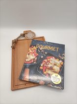 Bowls & Dishes / set - Puur Hout serveerplank - Tapasplank - Kaasplank - Hapjesplank - Serveerplank 40cm + Ja, ik grill - Gourmet