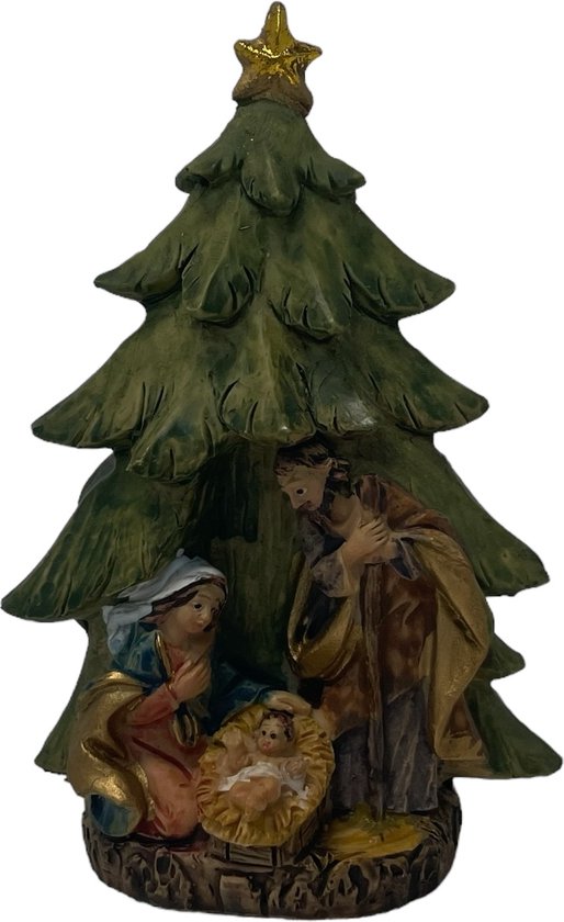 Kerststal in Kerstboom