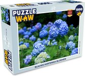 Puzzle Fleurs d'hortensia bleu - Puzzle - Puzzle 1000 pièces adultes - Sinterklaas cadeaux - Sinterklaas pour les grands enfants