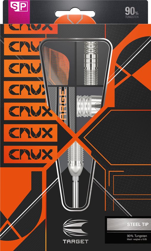 Target Darts Crux 03 24G 90% Tungsten Swiss Point Steel Tip Darts Set