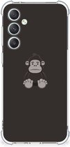 Smartphone hoesje Geschikt voor Samsung Galaxy S23 FE Hoesje Bumper met transparante rand Gorilla